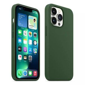 iPhone;13pro max/13 pro/13 /12pro/12 /silicone case /brand new/ dark green color